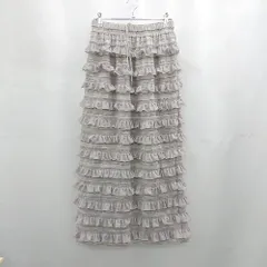 ◇ Θ niko and … ニコアンド 無地 ロング丈 タイト スカート サイズF グレー系 レディース E  【1506300020070】