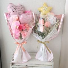 バルーンとお花のブーケ　直送OK　ギフト　バースデー　お祝い　推し活　578