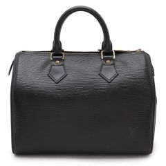 LOUIS VUITTON ルイ ヴィトン エピ スピーディ25 ハンドバッグ ミニボストンバッグ レザー ノワール 黒 ブラック ゴールド金具 M43012