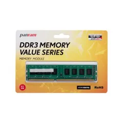 2024年最新】cfd ddr3 － 1600 240pin dimm （4gb 2枚組） w3u1600ps