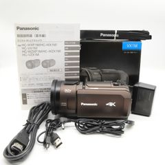 ■ほぼ新品■ PANASONIC パナソニック 4K ビデオカメラ VX1M 64GB あとから補正 ブラウン HC-VX1M-T…