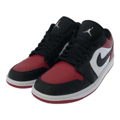 NIKE AIR JORDAN 1 LOW BRED TOE 553558-612 27cm