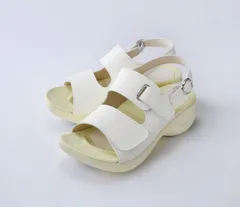RW1101 リゲッタ　ワークコンフォートサンダル（４E）　オフホワイト　S（22.0ｃｍ～22.5ｃｍ）