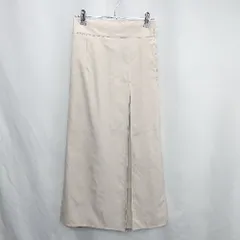 ◇ ⊂ natural couture ナチュラルクチュール ロング セミフレア スカート サイズF ベージュ レディース E  【1502060019255】のサムネイル