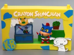 【中古】トレーディングフィギュア Action Kamen Channel 「POPMART クレヨンしんちゃん 人生劇場 シリーズ シーンセット」