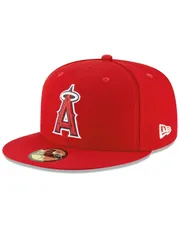 NEW ERA ニューエラ 59fifty キャップ エンゼルス メンズ レディース 人気 カジュアル スポーツ ブランド ロサンゼルス・エンゼルス スカーレット MLB 13554995