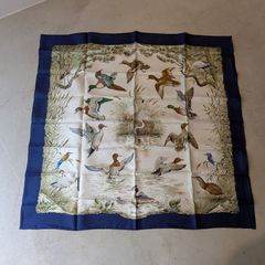 エルメス カレ90 Halte en Camargue カマルグでの休息 シルク レディース スカーフ