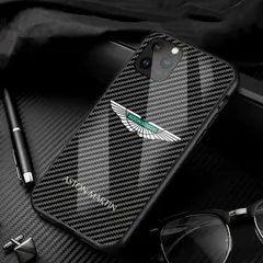 スマホケース iPhoneケース アストン マーティン アイフォンケース 耐衝撃 iPhone13 iPhone14 iPhone15 iPhone16 iPhone17 全機種対応 ガラスケース ハードケース iPhoneアクセサリー カーボン柄