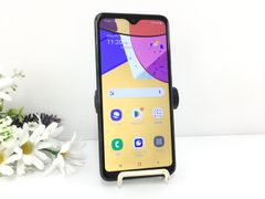 【良品】SAMSUNG Galaxy A21 シンプル SCV49 64GB au ブラック 動作品