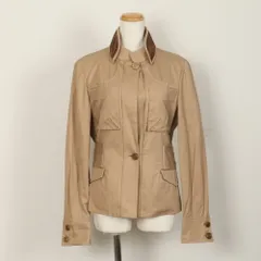 美品 グッチ トレンチコート ジャケット アウター トップス アパレル 洋服 服 防寒 秋 冬 ベージュ レディース MLE BD17-7【中古】のサムネイル