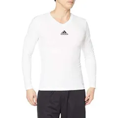 アディダス(adidas) サッカー チームベース 長袖Tシャツ 22999 メンズ ホワイト(GN5676) Sサイズ