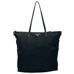プラダ PRADA バッグ レディース メンズ ブランド トートバッグ ショルダーバッグ 2way ナイロン ブラック 1BG189 黒 大容量 大きめ おしゃれ 【中古】