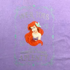 THE LITTLE MERMAID リトルマーメイド アリエル キャラクタープリントTシャツ レディース2XL メンズ 
