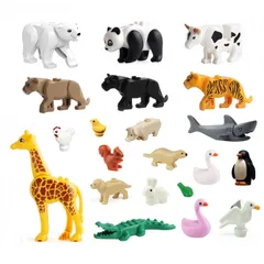 レゴ 互換 動物 厳選Ver  ホッキョクグマ ペンギン ゴールデンレトリバー カエル パンダ シティ カエル ヒヨコ ニワトリ ウサギ 犬 動物園 子供 大人 ブロック ミニフィグ 人形