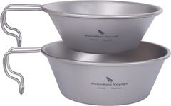 Boundless Voyage Ti1092T チタン シェラカップ  カップ マグ 食器 キャンプ用品 ソロキャン バーベキュー 食器 アウトドア