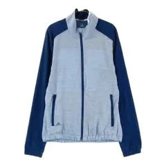 サイズ：L ADIDAS GOLF アディダスゴルフ DP5796 ジップジャケット  ブルー系 [240101351952] ゴルフウェア レディース ストスト