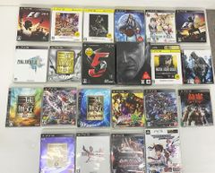 PS3ソフトセット メタルギアソリッド4 ファイナルファンタジー13 鉄拳ハイブリッド アサシンクリード デモンズソウル テイルズオブエクシリア 等