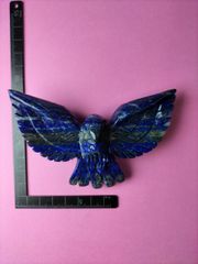 天然石 ラピスラズリ の 鷲(わし)の置物です。サイズは約115㍉×65㍉125gです。ランクはA5！