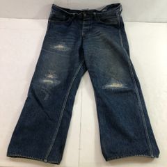 04w3779∞※【中古】 TENDERLOIN テンダーロイン シンチバック XXX デニム ボタンフライ サイズ34 ブルー バックストラップ 【八王子店】