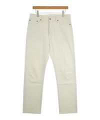 美品✨AUBERGE デニムパンツ レザーパッチ 月桂樹ボタン グレー 40