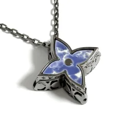 ルイビトン　ロケットペンダント ネックレス LOUIS VUITTON ルイヴィトン フラワー ロケット ペンダント ネックレス