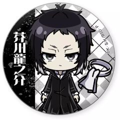 文豪ストレイドッグス 缶バッジ 芥川龍之介 BEAST ミニキャラ - メルカリ