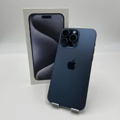 美品 iPhone15 Pro Max 256GB ブルーチタニウム MU6T3J/A バッテリー最大容量86%  【C5025-C】