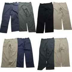 古着卸 まとめ売り ディッキーズ Dickies 874 ワーク パンツ 8枚セット (メンズ 42 ) チノパン ネイビー ベージュ 中古 古着 NB1565