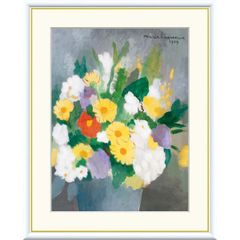 絵画 油絵 原画 花 パステルカラー アート インテリア プレゼント F4
