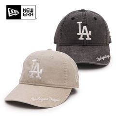 ニューエラ【ＮＥＷ ＥＲＡ】9THIRTY MLB Visor Logo ロサンゼルス・ドジャース アシッドウォッシュ キャップ 帽子 ユニセックス