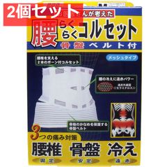 新品レミントン 2段式 仙骨盤サポーターLL〜3L 遠赤仙骨パッド付き