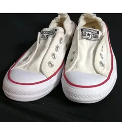 コンバース　オールスター　２４．０ｃｍ　オフホワイト　かかとゴム　靴ひも付属