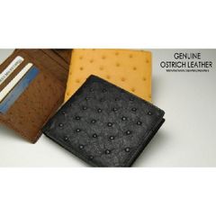 オーストリッチ　2ツ折財布