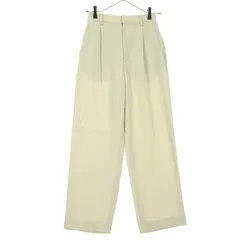 美品 BEAUTY＆YOUTH ビューティーアンドユース ロングパンツ XS ホワイト ユナイテッドアローズ レディース 古着