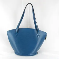 『USED』 ルイ・ヴィトン サンジャックショッピング M52265 トートバッグ エピレザー ブルー