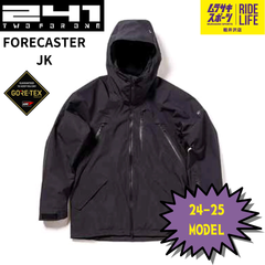 【ムラスポ公式】241 トゥーフォーワン　FORECASTER GORE ジャケット（BK）　24-25　NEW　メンズ　スノーウェア　スノーボード　30％OFF