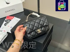 【今日特価】Chanel 25P ブラックゴールド ハンドルバッグ！国内送料無料！限定在庫セール価格です！-WT0輸入-WTO輸入2