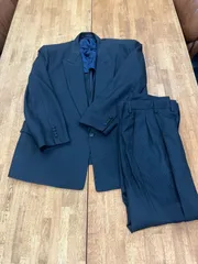 DUNHILL ダンヒル 松坂屋  ダブルスーツ 上下セット メンズ ネイビー DUNHILL ダンヒル 松坂屋 ダブルスーツ 上下セット メンズ 着こ