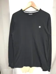 Timberland(ティンバーランド) 黒 長袖Tシャツ M 正規品