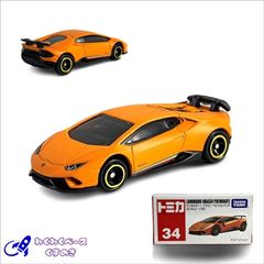 タカラトミー トミカ 廃盤 絶版 No.34 ランボルギーニ ウラカン ペルフォルマンテ トミカシリーズ ミニカー ランボルギーニ  Lamborghini イタリア クーペ  橙 オレンジ 3歳以上 モデルカー