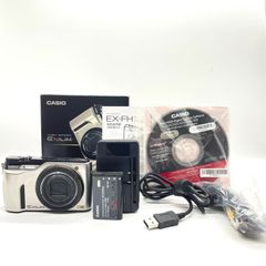 【動作品・備品元箱付き・転送特典無料あり】CASIO EXILIM EX-FH100 SILVER　デジタルカメラ　デジカメ　コンデジ　メーカー：CASIO