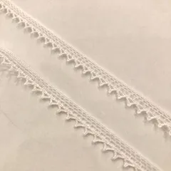 トーションレース　オフホワイト　コットン100％　7401