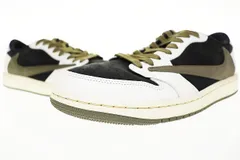 ナイキ NIKE WMNS AIR JORDAN 1 LOW OG SP MEDIUM OLIVE 2023 TRAVIS SCOTT 27.5㎝ DZ4137-106 AJ1 ウィメンズ エア ジョーダン ロー ミディアム オリーブ ☆AA★▲■250801