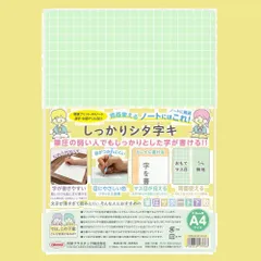 【在庫処分】共栄プラスチック 下敷き しっかりシタ字キ A4判 メロン SHS-A4-01