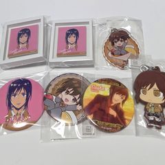 進撃の巨人 WIT STUDIO サシャ 缶バッジ ミニ額縁 ラバー