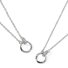 Style:MSW&LSW刻印無し [felicitations] ペアネックレス カップル プレゼント ステンレス ジュエリー ネックレス メンズ レディース 2個セット BR-J066 (MSW&LSW刻印無し)