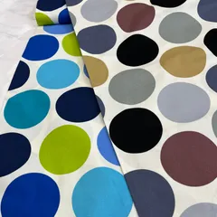 水玉プリント　 オックス生地　50cmカットクロス