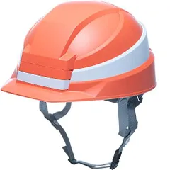 【新品・3営業日で発送】DICプラスチック DIC 折りたたみヘルメット IZANO2 オレンジ／ホワイトライン KP (IZANO2AA21OWKP 8536)