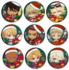 [중고] 배지 핀즈 전 9종 세트 [캔 배지 극장판 TIGER & BUNNY -The Rising- 03. 크리스마스 ver. 미니 캐릭터]