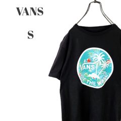 VANS バンズ 半袖 Tシャツ ビックプリント ブラック メンズ Sサイズ
